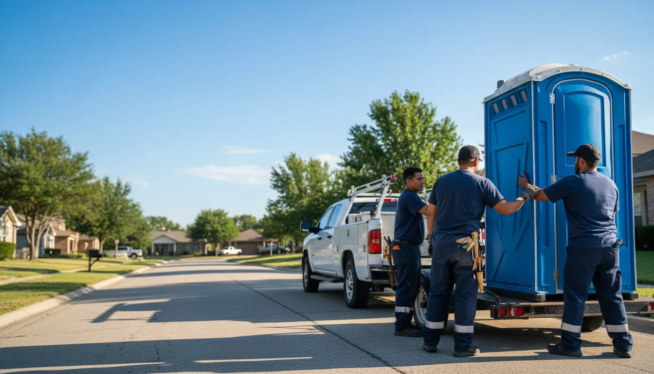 Portable Toilet Rental in Dennis, TX near me